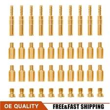 40pcs for PWK Keihin CVK Carb Gold Carburetor Main Jet Slow Pilot Jet Kit