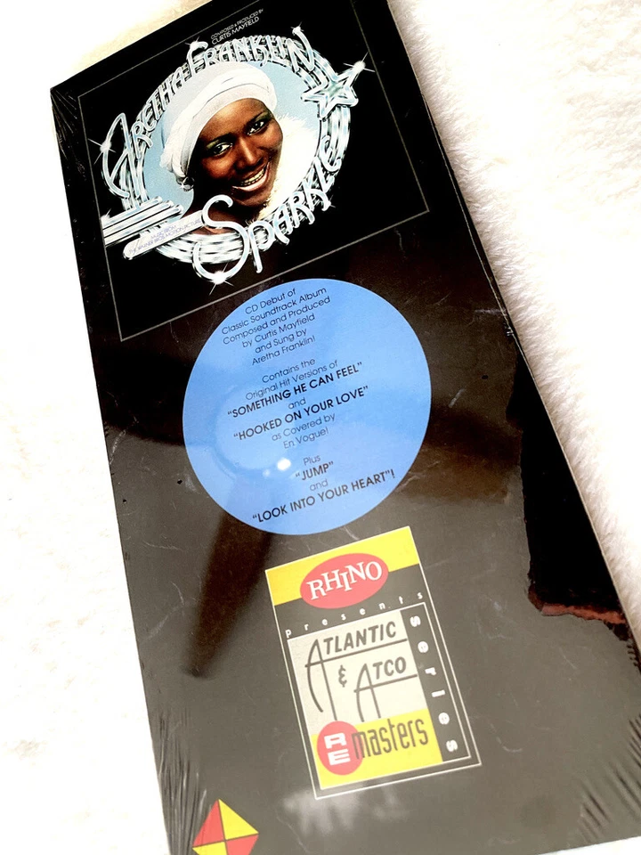 ARETHA FRANKLIN SEALED LONGBOX CD SPARKLE PROMO HYPE BOX LP RHINO SPECIAL MASTE — 第 4/4 张图片
