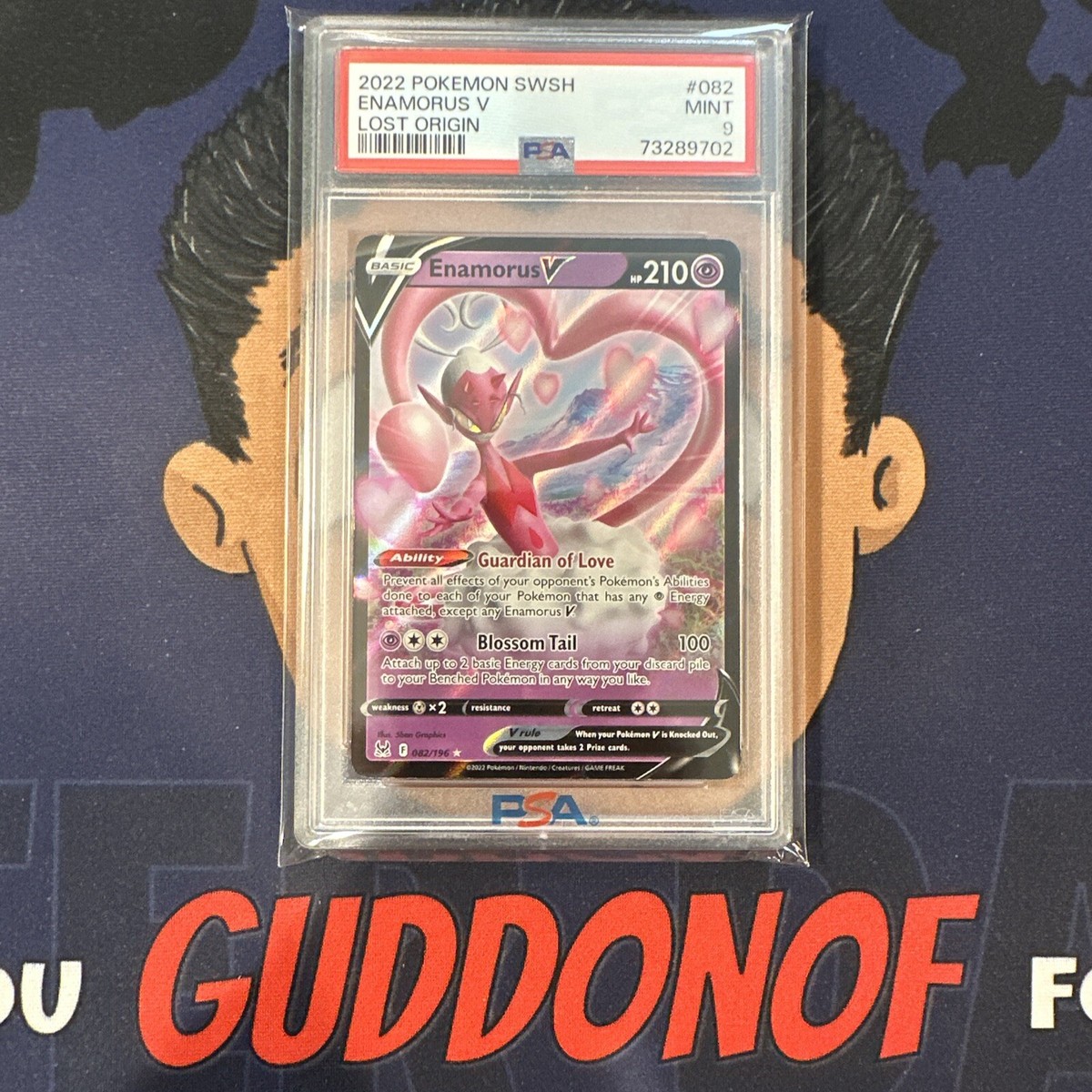 PSA 9 MINT 2022 Pokemon Lost Origin ENAMORUS V #082 Ultra Rare | eBay