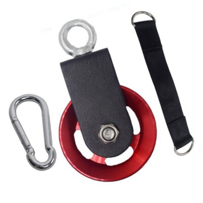 Puleggia Per Palestra Qwork - Rotazione 180°, Portata 500 Kg, Per Cavi E Funi, Installazione A Parete/Soffitto - Foto 6