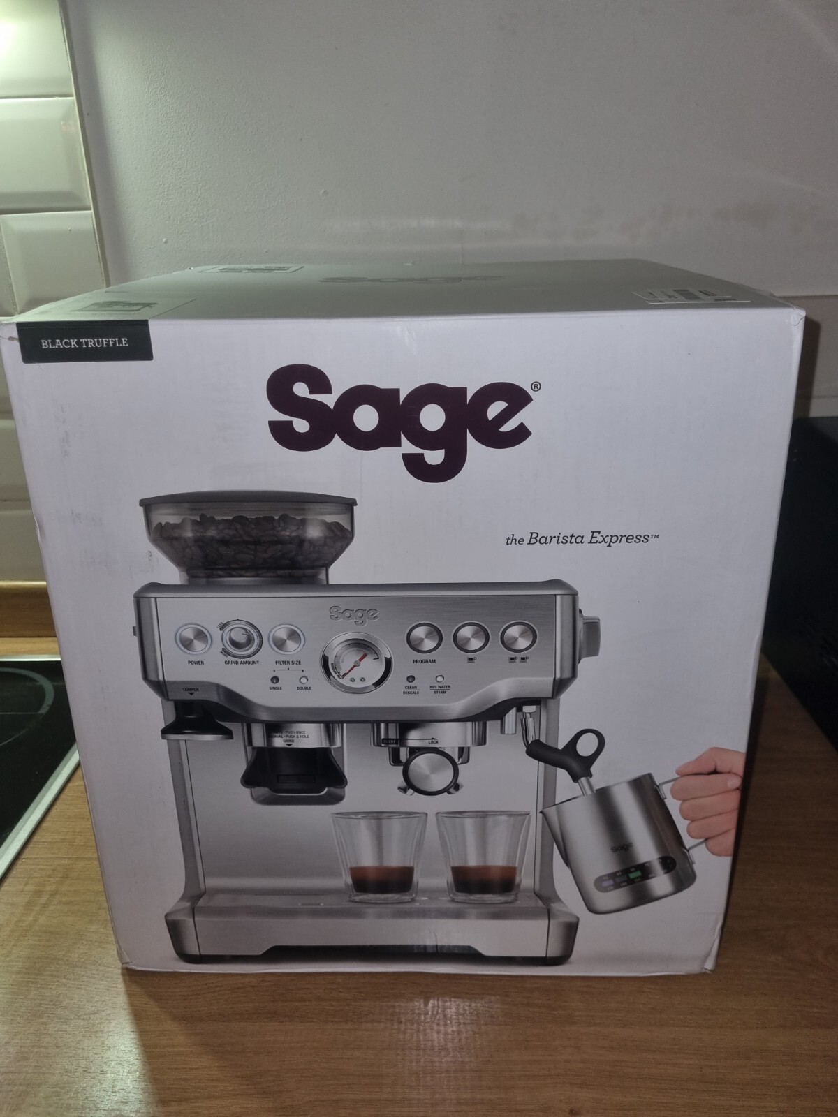 Sage The Barista Express SES875 Bean to Cup Coffee Machine Black eBay