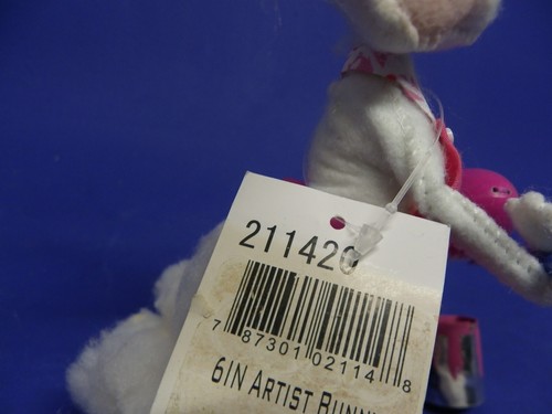 Muñeca Annalee conejito de Pascua 6 pulgadas "Artist Bunny" # 211420 Bunny con pintura Nuevo - Imagen 6 de 8