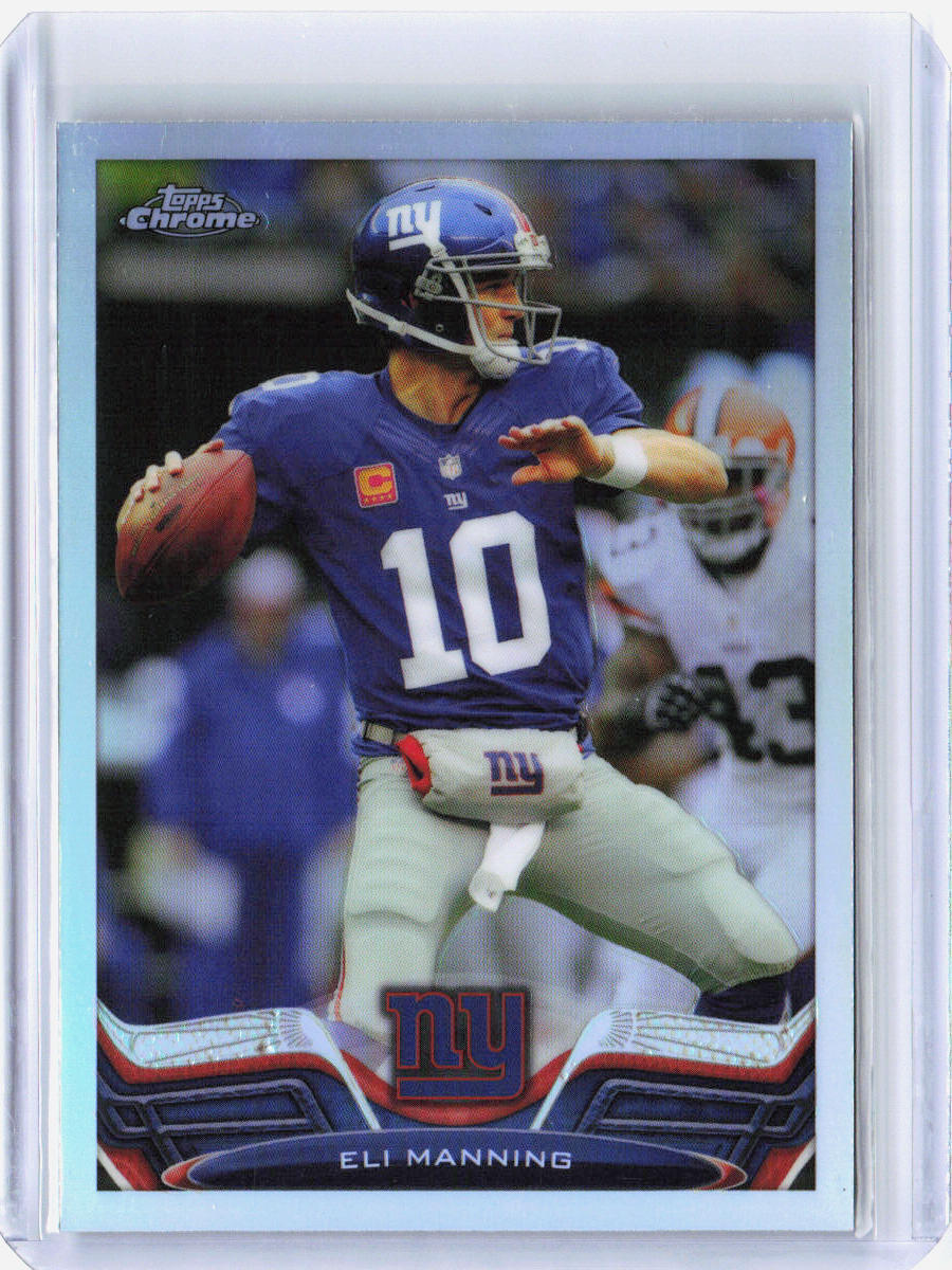 2013 Topps Chrome #105 Eli Manning Refractors