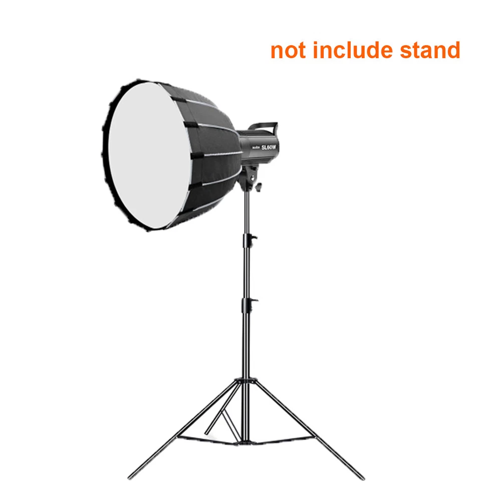 US Godox SL-60W Studio LED Video Light+BD-04 barndoor+ Bowens 120cm Softbox Kit - Image 3 of 4