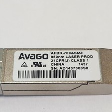 Avago AFBR-709ASMZ SFP 10GBASE-SR 850nm 400m OM4 MMF Duplex LC DOM