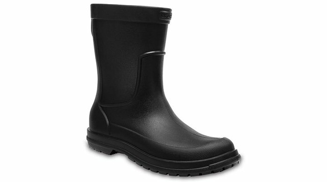 crocs men's allcast waterproof rain boot