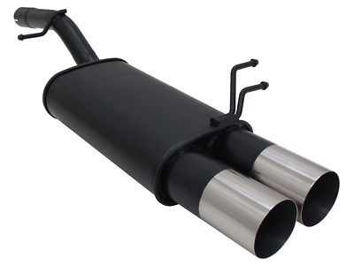 Novus Sportauspuff Ford Fiesta V MK6 JH/JD Endschalldämpfer 2x90 RL-Design