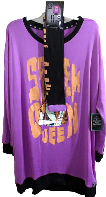 Nightmare Before Christmas Scream Queen Sally Gown & Knee Socks Size L 12-14 NEW