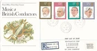 Music Conductors GB RM FDC SOUTHAMPTON ROW RELEVANT CDS 1980 (110445)