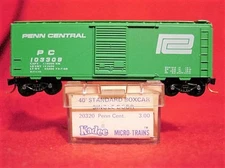 KD 20320 BLUE LABEL (20160) PENN CENTRAL 40' Box Car #103309 'MINT' N-SCALE