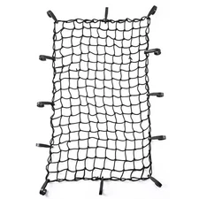 CZC AUTO 22"x38" Black Latex Bungee Cargo Net Strech to 44"x76", Luggage Nett...