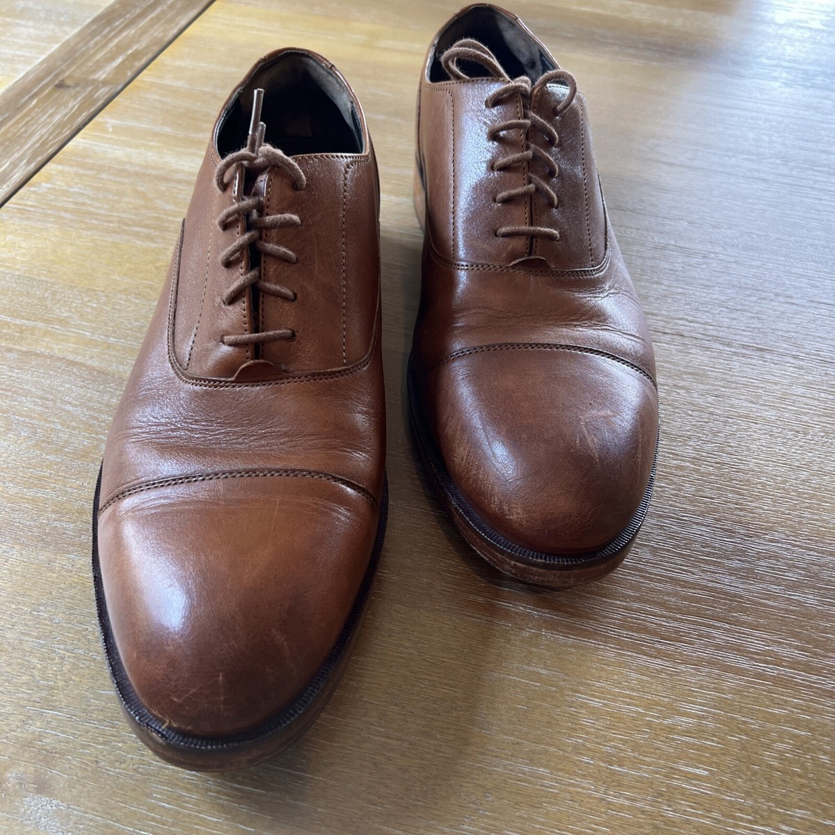 Cole Haan Grand 0S Brown Lace Up Oxford Means 9.5 M EUC | eBay