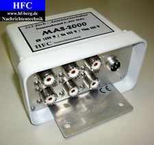 2x2-fach Antennenschalter MAS-2000 / 0-500 MHz UHF-Norm