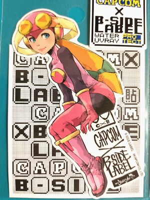 [OUT OF PRINT] CAPCOM x B-Side Label Sticker ROCKMAN Roll JP LimitedEdition Sexy
