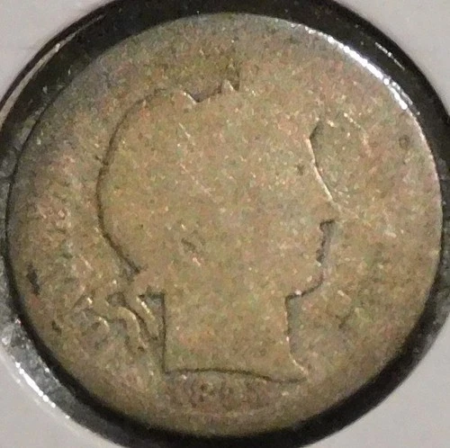 Silver Dime - Barber - 1893 (Lowball)