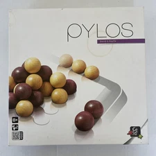 Gigamic Pylos Mini Wooden Balls Pyramid Strategy Game 2 Players Complete EUC
