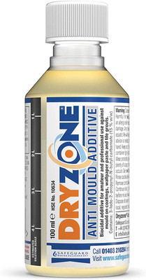 Dryzone Anti-Schimmel Additiv 100ml Konzentrat zur Herstellung von 5L Emulsion, Vinyl oder