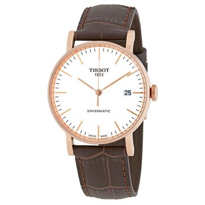 Tissot T109.407.36.031.00 Everytime Swissmatic White Dial 40 mm Men's Watch New