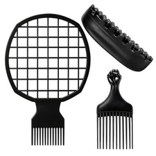 3Pcs Sponge for Hair Set, Hairs Sponges for Black Men Curls, Curling Sponge f...