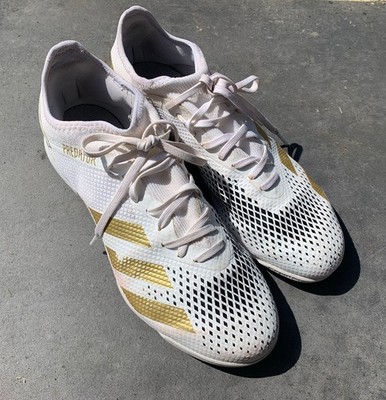 Fussballschuhe Adidas Predator white indoor Gr. 44.5 US 10.5