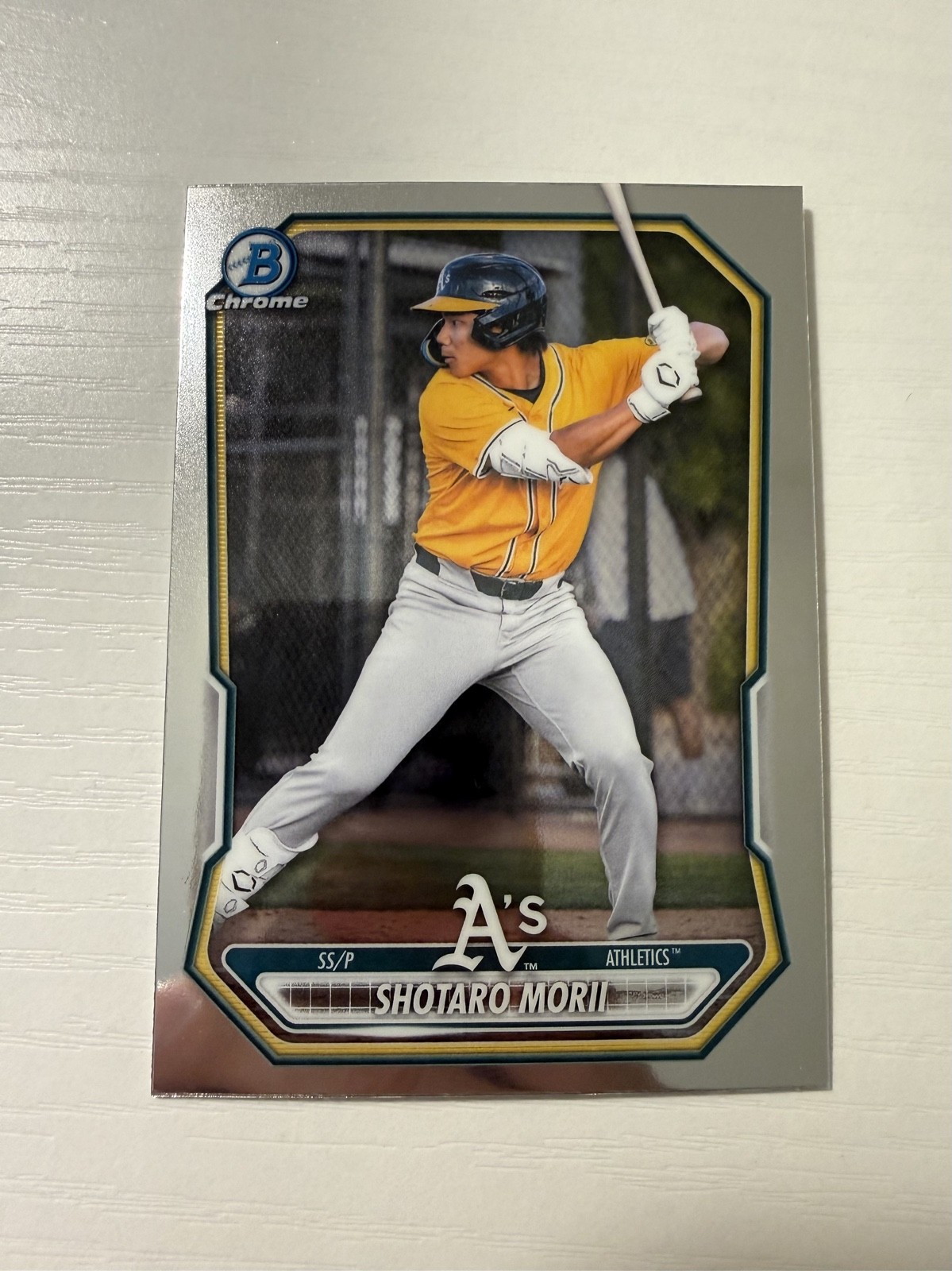 2025 Bowman Chrome - Prospects Shotaro Morii, Shotaro Morii #BCP-170 (RC)
