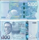 Belize - 100 Dollars 2025 UNC - Pick New