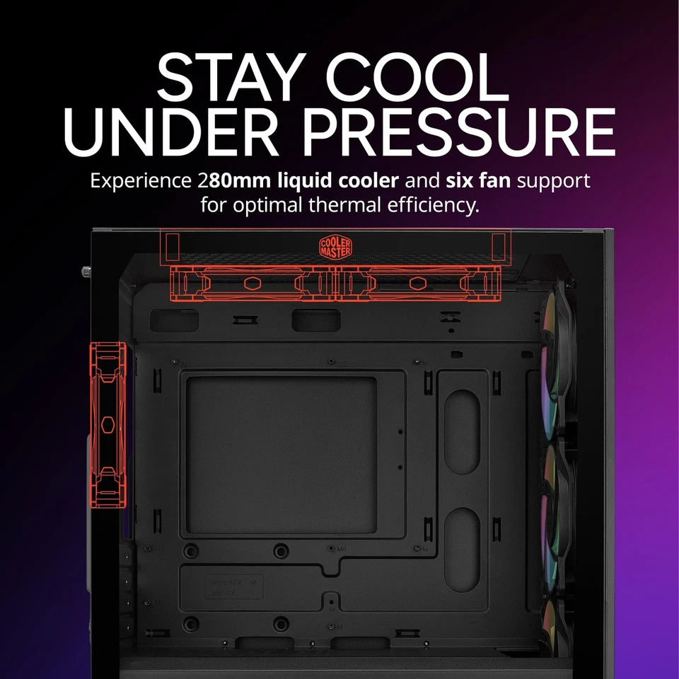 Cooler Master Elite 301 Compact Black Computer Chassis for Micro ATX Mini ITX - Image 4 of 4