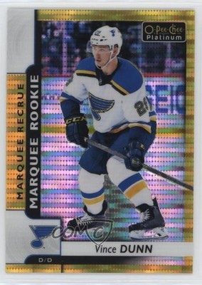 2017-18 O-Pee-Chee Platinum Seismic Gold 35/50 Vince Dunn #162 Rookie RC ld6