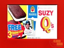 Hostess Suzy Q's vintage box art 2x3" fridge/locker MAGNET -  NOT FOOD
