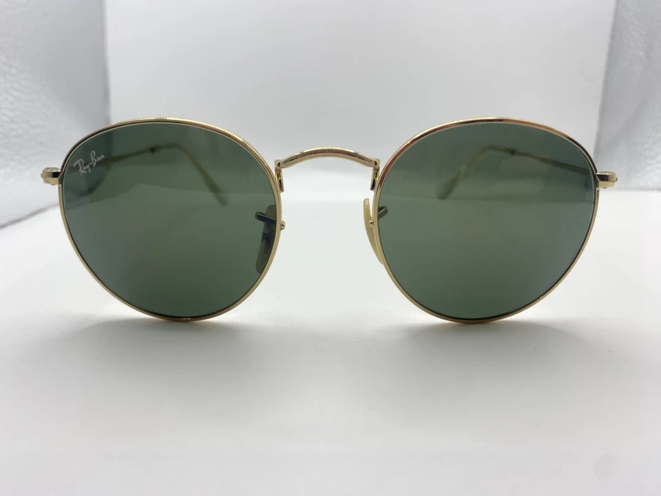 Ray Ban RB3025 3025 001/P1  Aviator Sunglasses - Gold / Green, photo 2 of 5