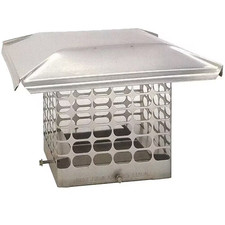 The Forever Cap Chimney Cap 9"x9" Rust Proof Adjustable Single Flue Stainless
