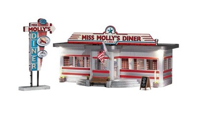 Woodland Scenics BR4956 N Miss Molly's Diner