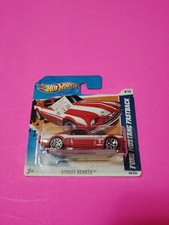 Hot Wheels 2011 #89 Street Beasts 9/10 FORD MUSTANG FASTBACK Red w/Chrome 5Y Sp