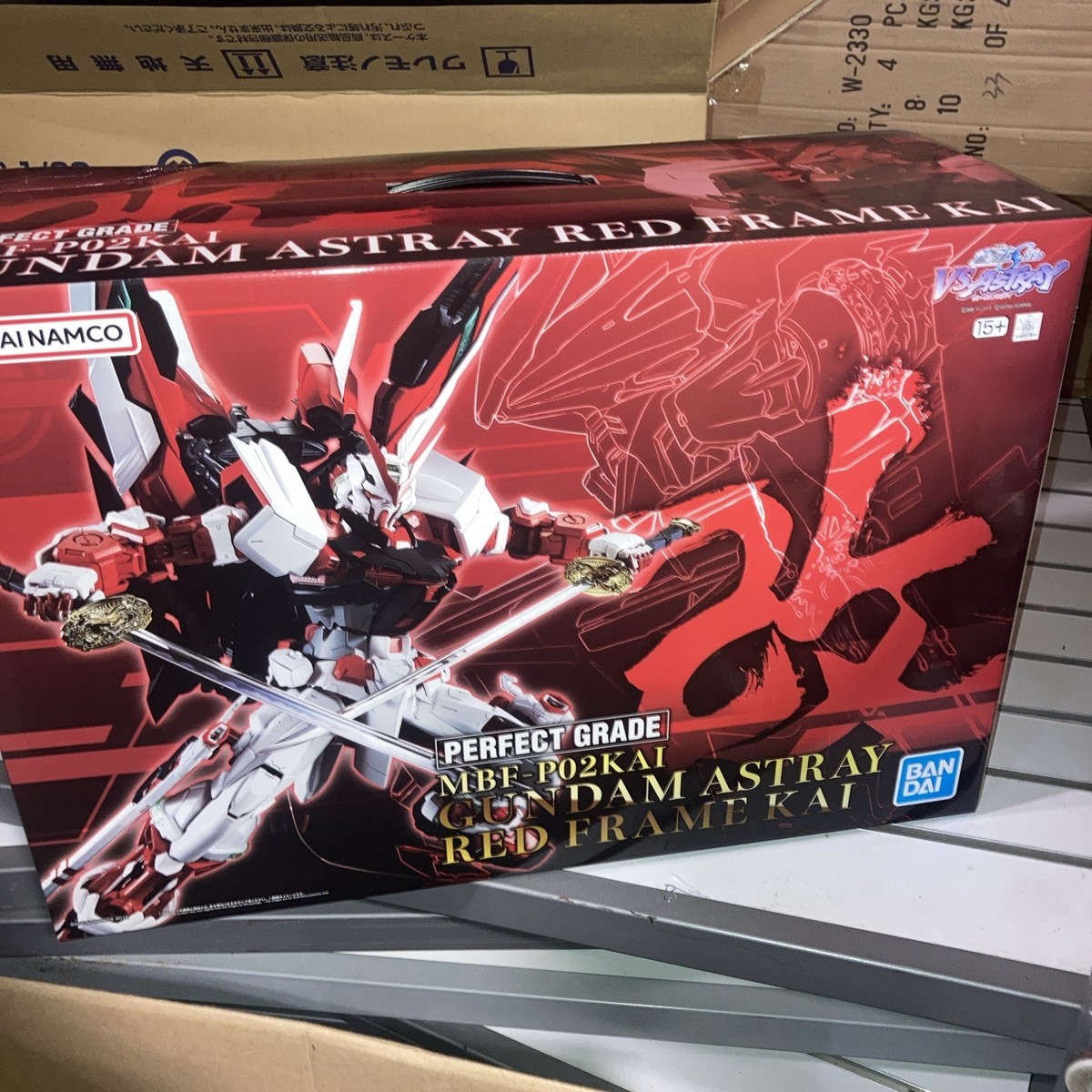 ロボット GUNDAM ASTRAY RED FRAME KAI PG 1/60 Bandai 1/60 PG Gundam Astray Red Frame Kai 