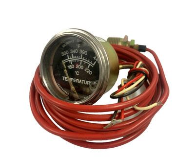 MURPHY SWICHGAGE Model 20TE-440-8-1/2 Temperature Gauge 220 deg C 440 deg F