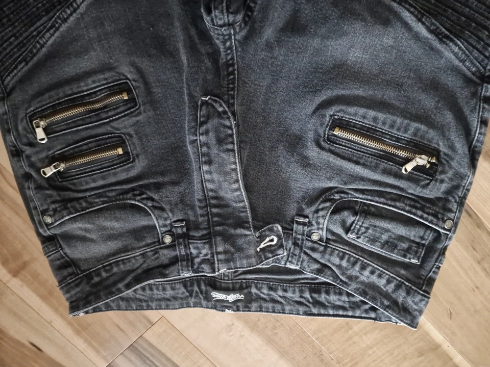 MERISH Herren Jeans Hose Gr W34  schwarz stretch Neuwertig  - Bild 3 von 4