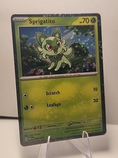 sprigatito pokemon card mcdonalds [1G] Leafage (20) Weakness / Resistance / Retreat Cost Sprigatito 001/015 McDonald's 2023 Holo