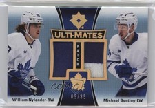 2022 Ultimate Collection 5/35 William Nylander Michael Bunting #UTM-NB Patch hq5