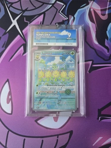 Pokemon TCG - Sunflora 169/167 - Twilight Masquerade - ACE 9 MINT