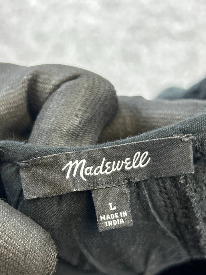Vestido Madewell Feminino Grande Preto Algodão - Imagem 3 de 4