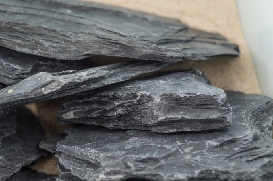 Aquarium Steine 7 KG Schieferplatten 7-20 cm Aquascaping Deko Malawi Barsche - Bild 3 von 4