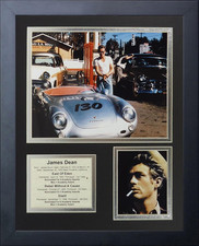 James Dean Porsche Framed Photo Collage, 11 by 14-Inch