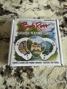 Aquarius Bob Ross-shaped Playing Cards 52 Card Deck 2 Jokers