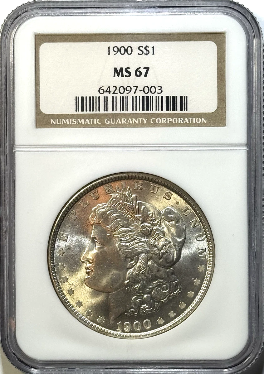 MS 67 Graded 1900 Year Morgan US Dollars (1878-1921) for sale | eBay
