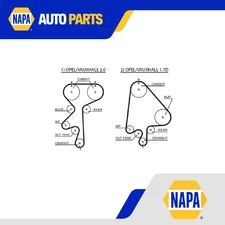 Timing Belt fits VAUXHALL ASTRAVAN F 1.7D 91 to 93 17D Gates 5636355 636569 New
