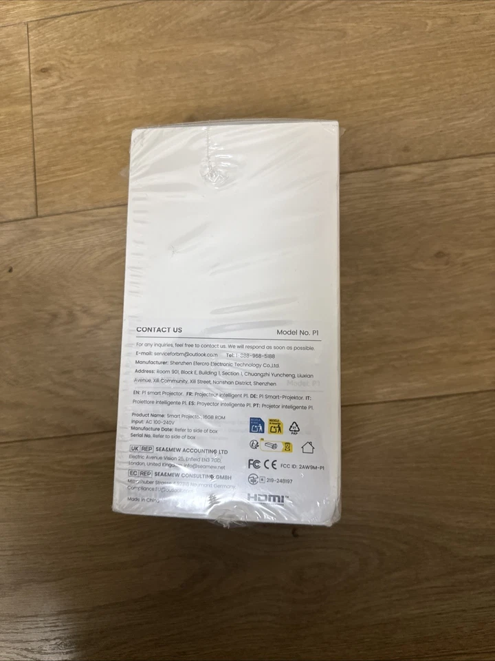 YK200 3D Ultra HD Projector, 4K Decoding, USB Connectivity, Table Mount, 180° - Image 4 of 4