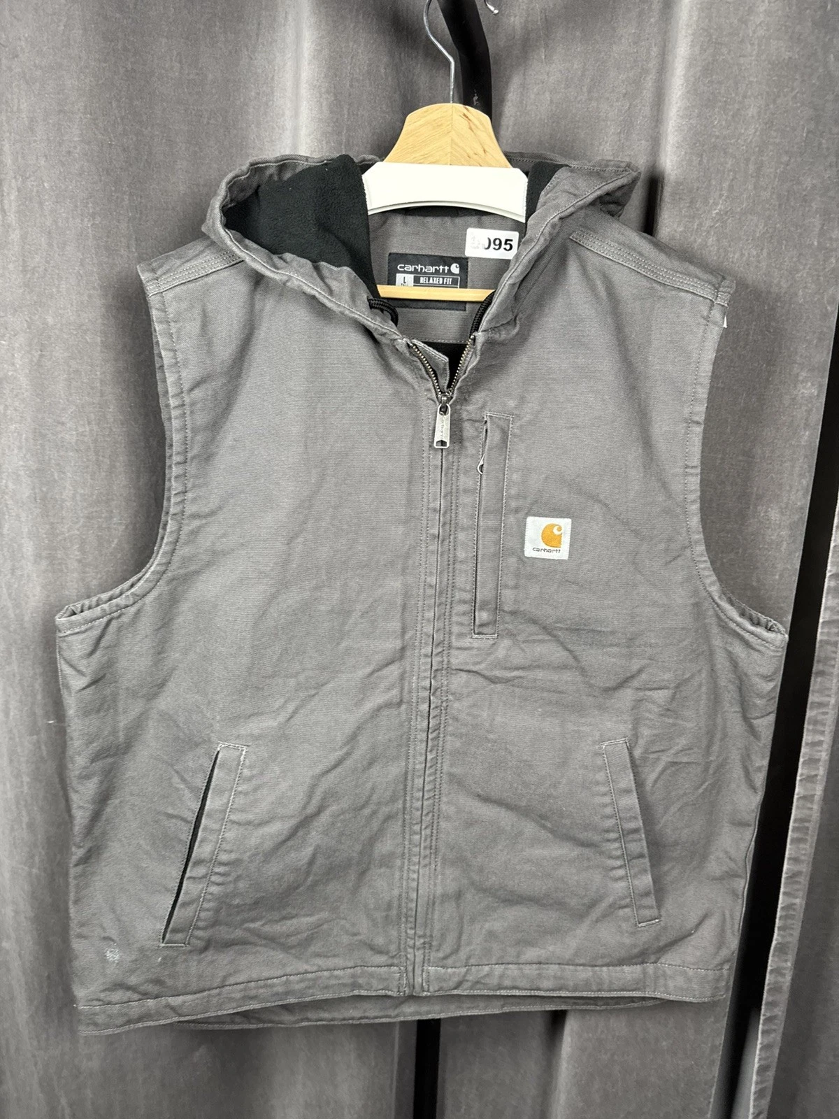 Carhartt Washed Duck Fleece Lined Knoxville Hooded Vest Mens L Gravel Brand New
Opens in a new windo