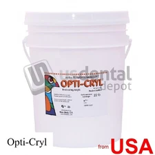 OPTI-CRYL Heat Curing Acrylic Resin 22lb/10kg Shade: Light PINK Veined po 105105