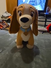 Disney Lady Plush 12" Just Play Stuffed Animal Lady and the Tramp Dog