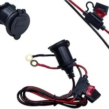 3FT 12V Fixed Thread Cigarette Lighter Socket Extension Cable, Heavy-Duty-3FT